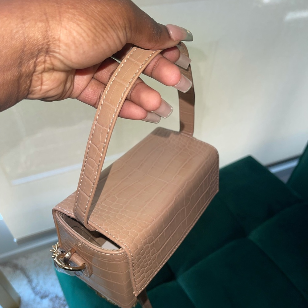 Creme color purse